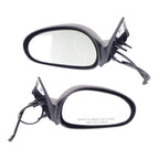 Set Of 2 Mirror Power For 1996-1998 Ford Mustang Left And Right Black
