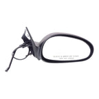 Set Of 2 Mirror Power For 1996-1998 Ford Mustang Left And Right Black