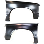Fender Set For 82-93 Chevrolet S10 82-90 GMC S15 91-93 Sonoma Front Primed Steel