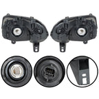 RH&LH Headlights For 2006-2011 Chevy HHR Halogen Type Chrome Raplacement