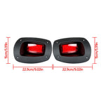 For EZGO RXV LED a Pair of Tail Light Replacement Assemblies 2008 - 2015