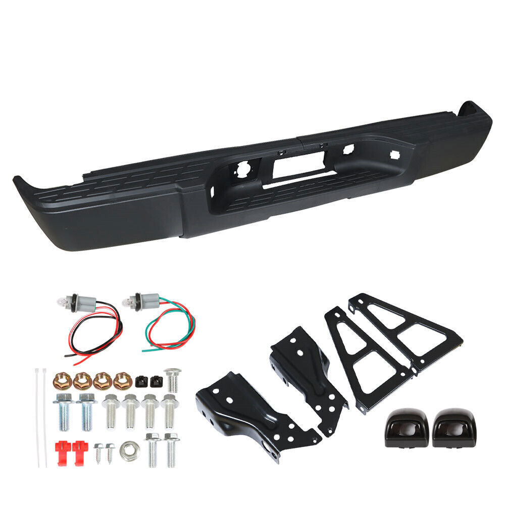 Complete Rear Bumper Cover For 2007-2013 Chevy Silverado GMC Sierra1500