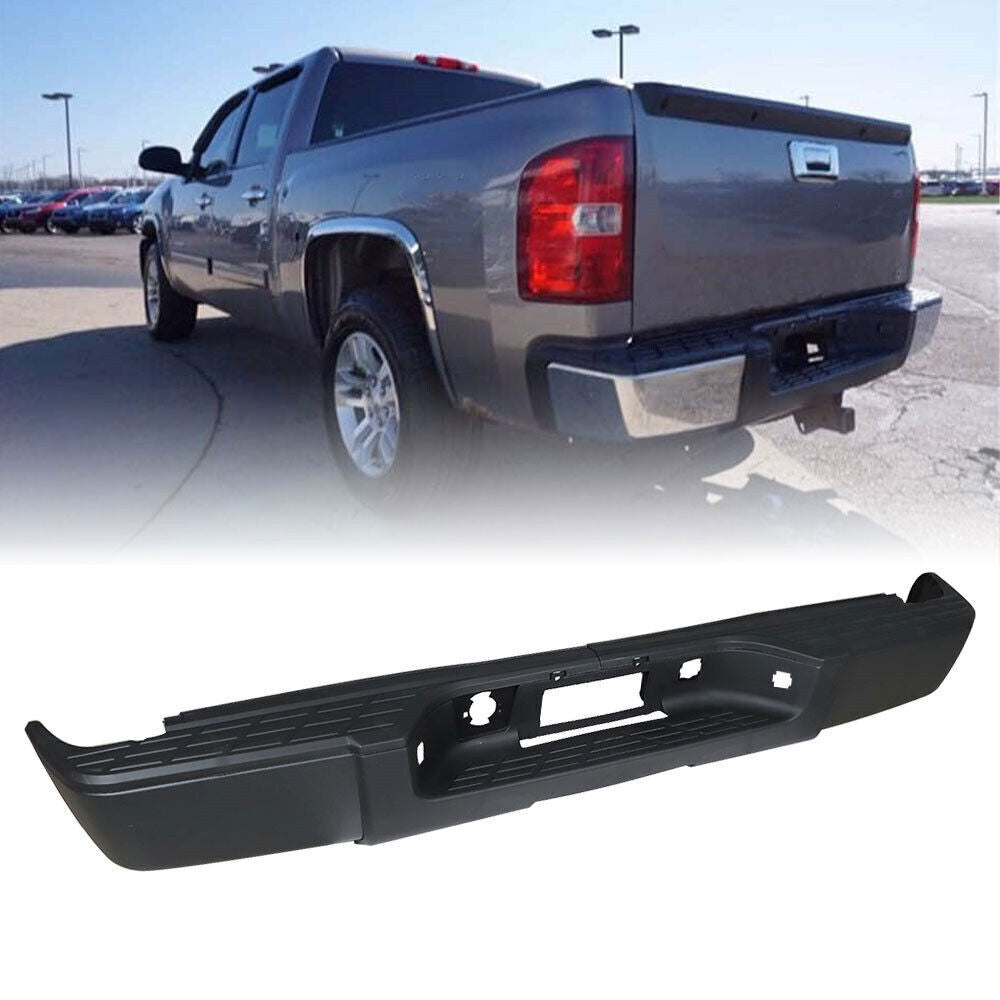 Complete Rear Bumper Cover For 2007-2013 Chevy Silverado GMC Sierra1500