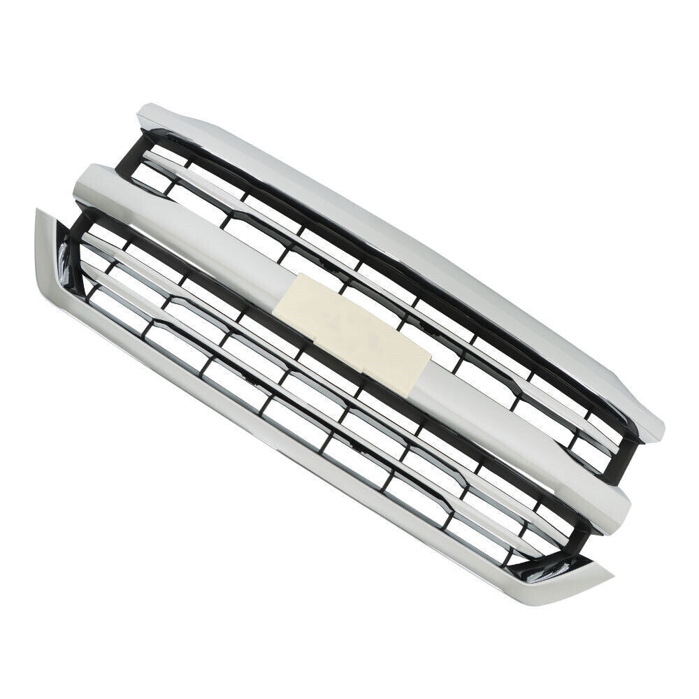Front Bumper Grille For 2016-2018 Chevrolet Silverado 1500 W/Chrome Trim