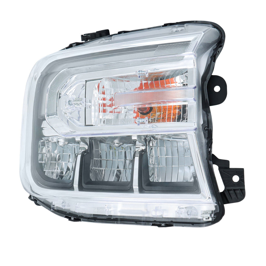 Right LED Headlight Chrome W/LED DRL For 2022-2024 Ford Maverick Lariat