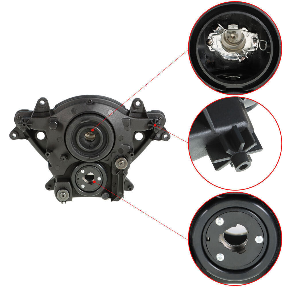 Headlamp Headlight Assembly New For Suzuki 2006 2007 GSX-R GSXR600 GSXR750 K6