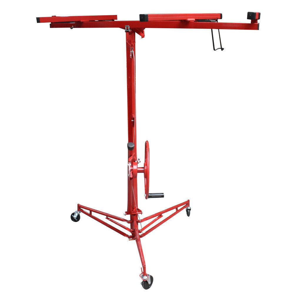 16FT Drywall Lift Plasterboard Panel Sheetrock Hoist Lifter Carrier Safety Lock