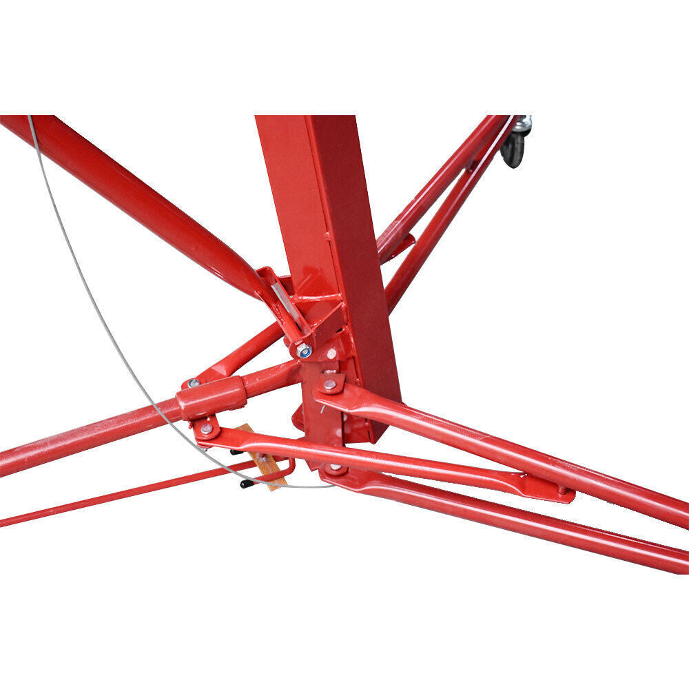 16FT Drywall Lift Plasterboard Panel Sheetrock Hoist Lifter Carrier Safety Lock