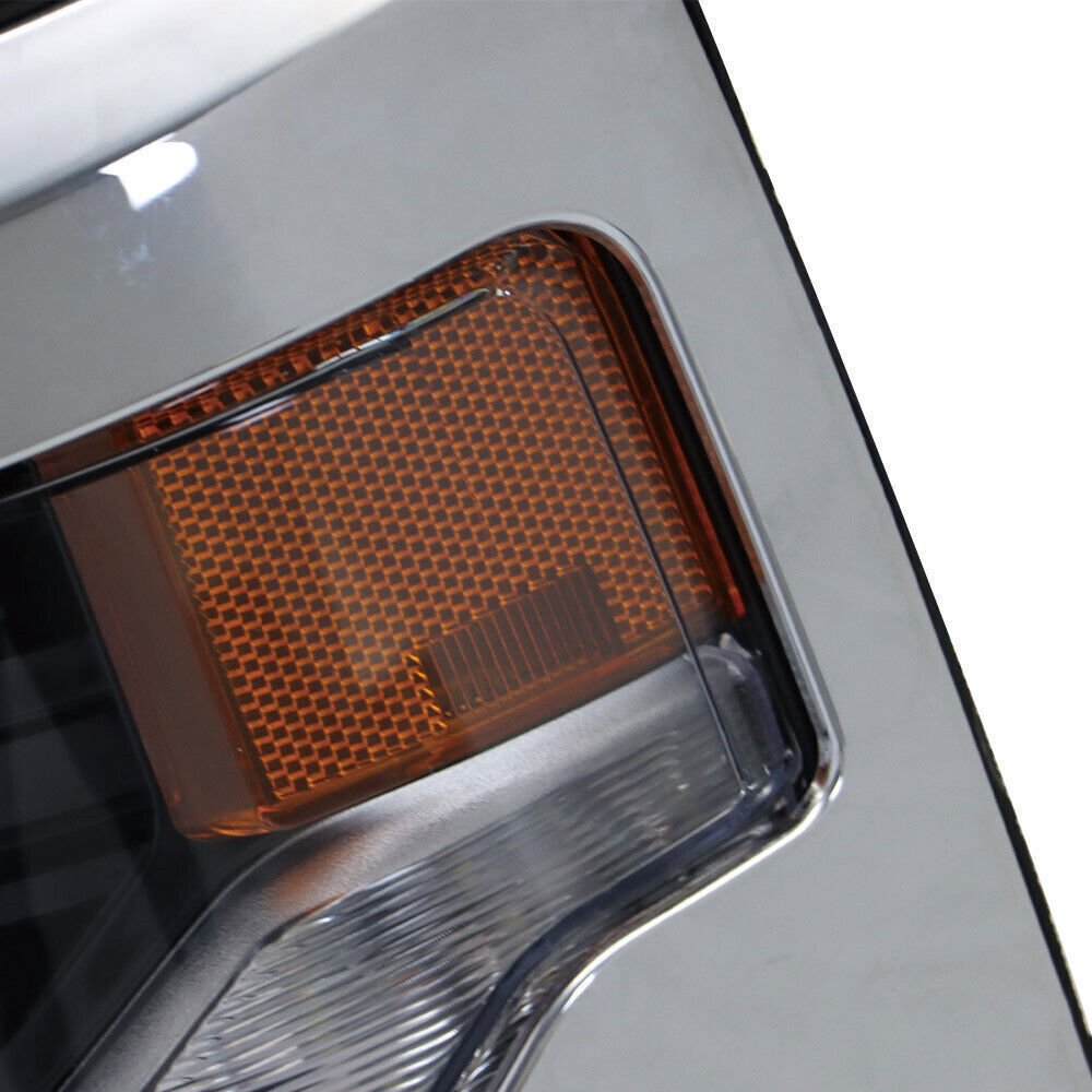 Left Headlight For 2016-2018 Silverado 1500 LED Frame Chrome Housing