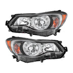 LH+RH Headlight For 2012-15 Subaru Impreza &13-16 Crosstrek Halogen Pair