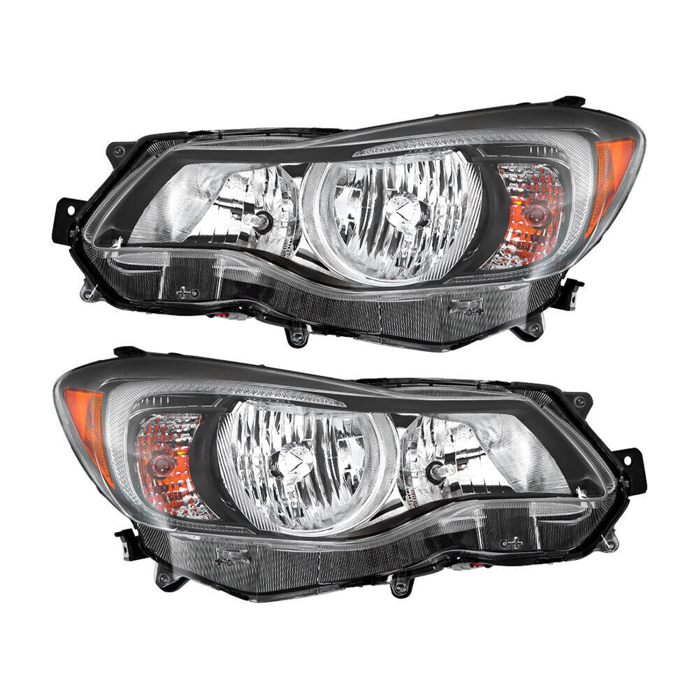 LH+RH Headlight For 2012-15 Subaru Impreza &13-16 Crosstrek Halogen Pair