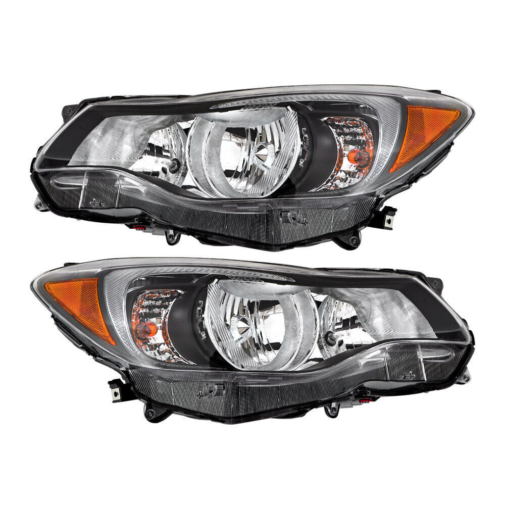 LH+RH Headlight For 2012-15 Subaru Impreza &13-16 Crosstrek Halogen Pair