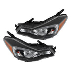 LH+RH Headlight For 2012-15 Subaru Impreza &13-16 Crosstrek Halogen Pair