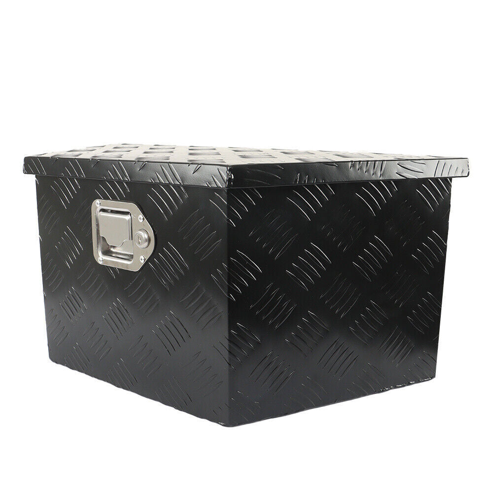 26"X13.3"X12" Aluminum Tongue Tool Box Truck Trailer Bed Storage Toolbox