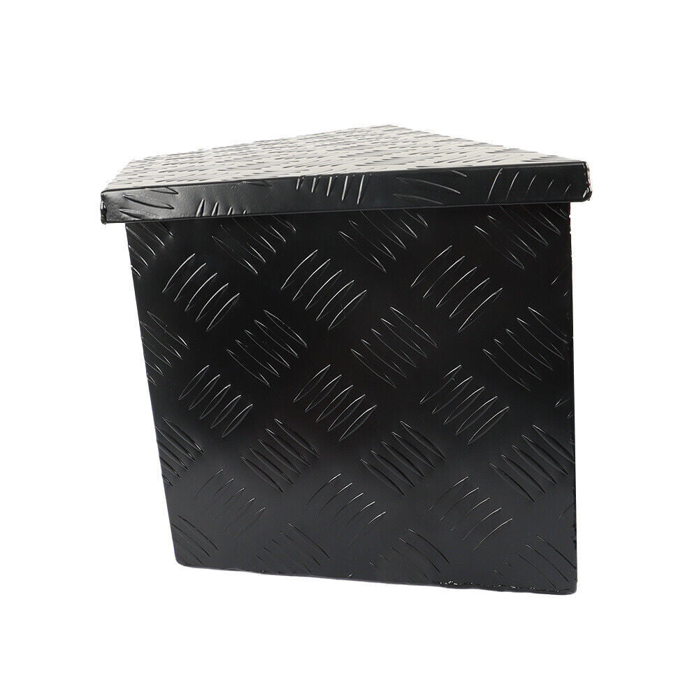 26"X13.3"X12" Aluminum Tongue Tool Box Truck Trailer Bed Storage Toolbox