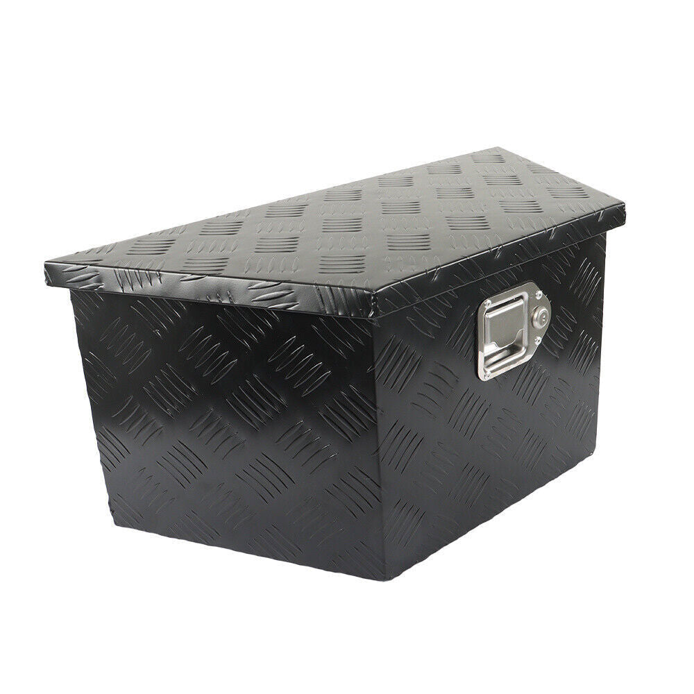 26"X13.3"X12" Aluminum Tongue Tool Box Truck Trailer Bed Storage Toolbox