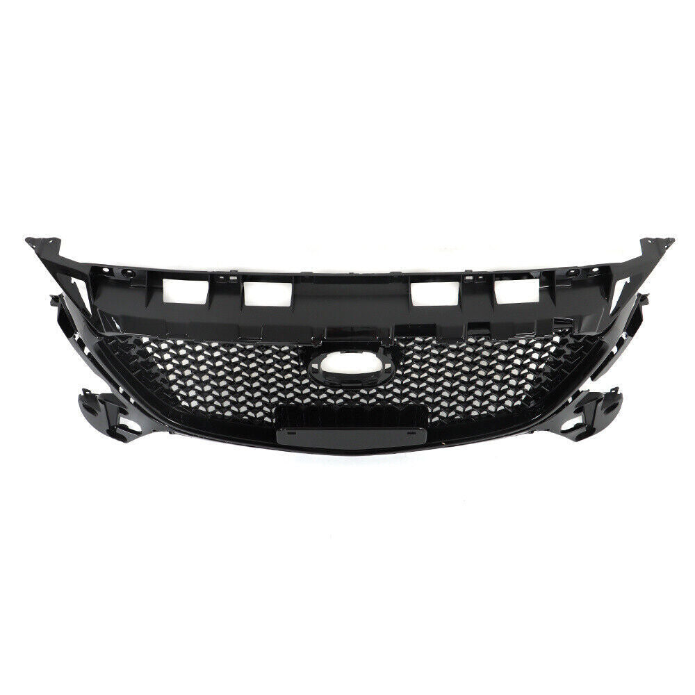 Front Bumper Upper Grille Honeycomb Grill For Mazda 3 Axela 2017-2018