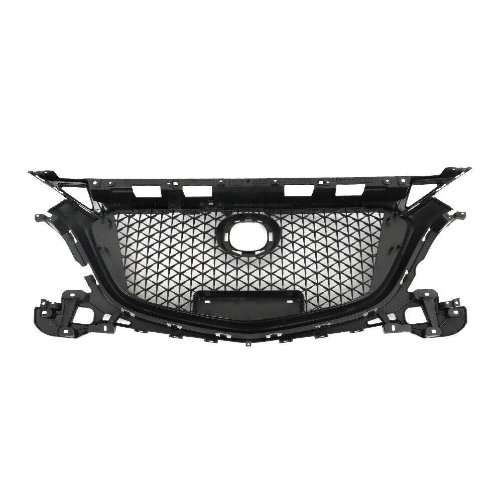 Front Bumper Upper Grille Honeycomb Grill For Mazda 3 Axela 2017-2018