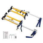 24"-40" Adjustable Drywall Stilts Aluminum Tool - Painting Painter Taping Yellow