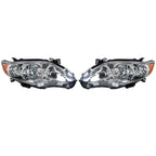 Left+Right Headlight For 2011 2012 2013 Toyota Corolla Chrome Projector
