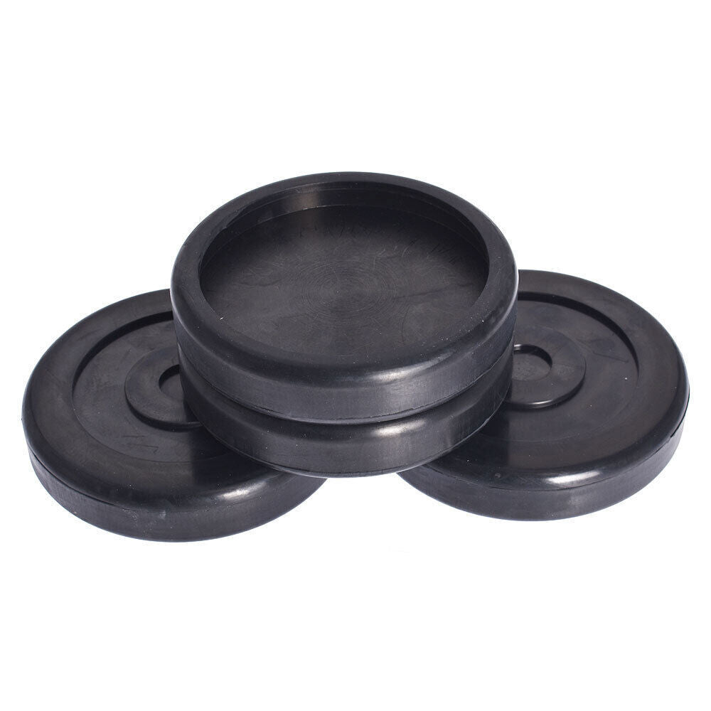 4xRound Black Rubber Arm Pads For Bendpak Lift Pads Dannmar Lift 5715017