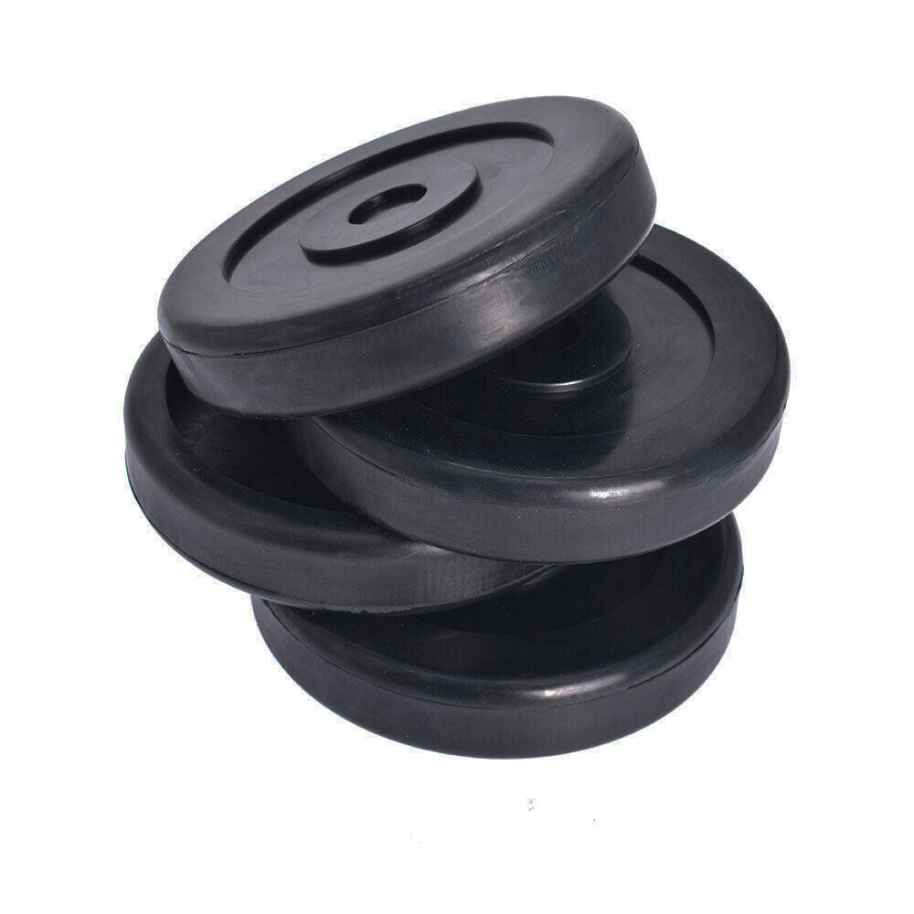 4xRound Black Rubber Arm Pads For Bendpak Lift Pads Dannmar Lift 5715017