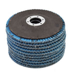 Premium Zirconia Flap Disc Sanding Grinding 4.5'' x 7/8'' 80 Grit 10 Pack