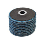 Premium Zirconia Flap Disc Sanding Grinding 4.5'' x 7/8'' 80 Grit 10 Pack