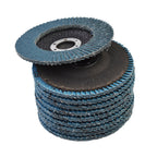 Premium Zirconia Flap Disc Sanding Grinding 4.5'' x 7/8'' 80 Grit 10 Pack
