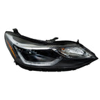 Right Headlight For 2016-2018 Chevy Cruze Projector Halogen w/LED DRL RH