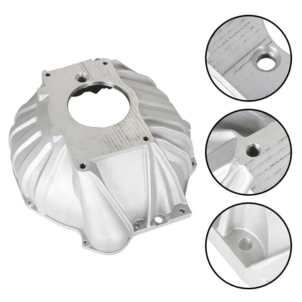 Bell Housing Kit & 11" Clutch Fork & Throwout Bearing & Cover For Chevy