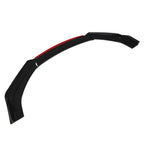 Front Lip Spoiler Splitter Protector Black Red 2 Layer Lip Universal