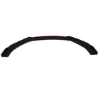 Front Lip Spoiler Splitter Protector Black Red 2 Layer Lip Universal