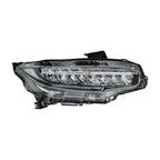 Passenger Side RH Full LED Headlight Assembly For 2016-2021 Honda Civic