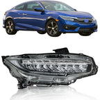 Passenger Side RH Full LED Headlight Assembly For 2016-2021 Honda Civic