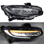 Passenger Side RH Full LED Headlight Assembly For 2016-2021 Honda Civic