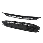 Front Bumper Upper Lower Grille For 2016-2018 Chevy Malibu Chrome&Black