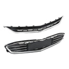 Front Bumper Upper Lower Grille For 2016-2018 Chevy Malibu Chrome&Black