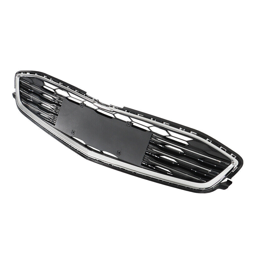 Front Bumper Upper Lower Grille For 2016-2018 Chevy Malibu Chrome&Black