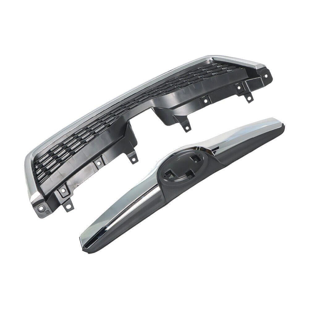 Front Grill Assembly For 2014-2018 Subaru Forester Chrome Factory Style