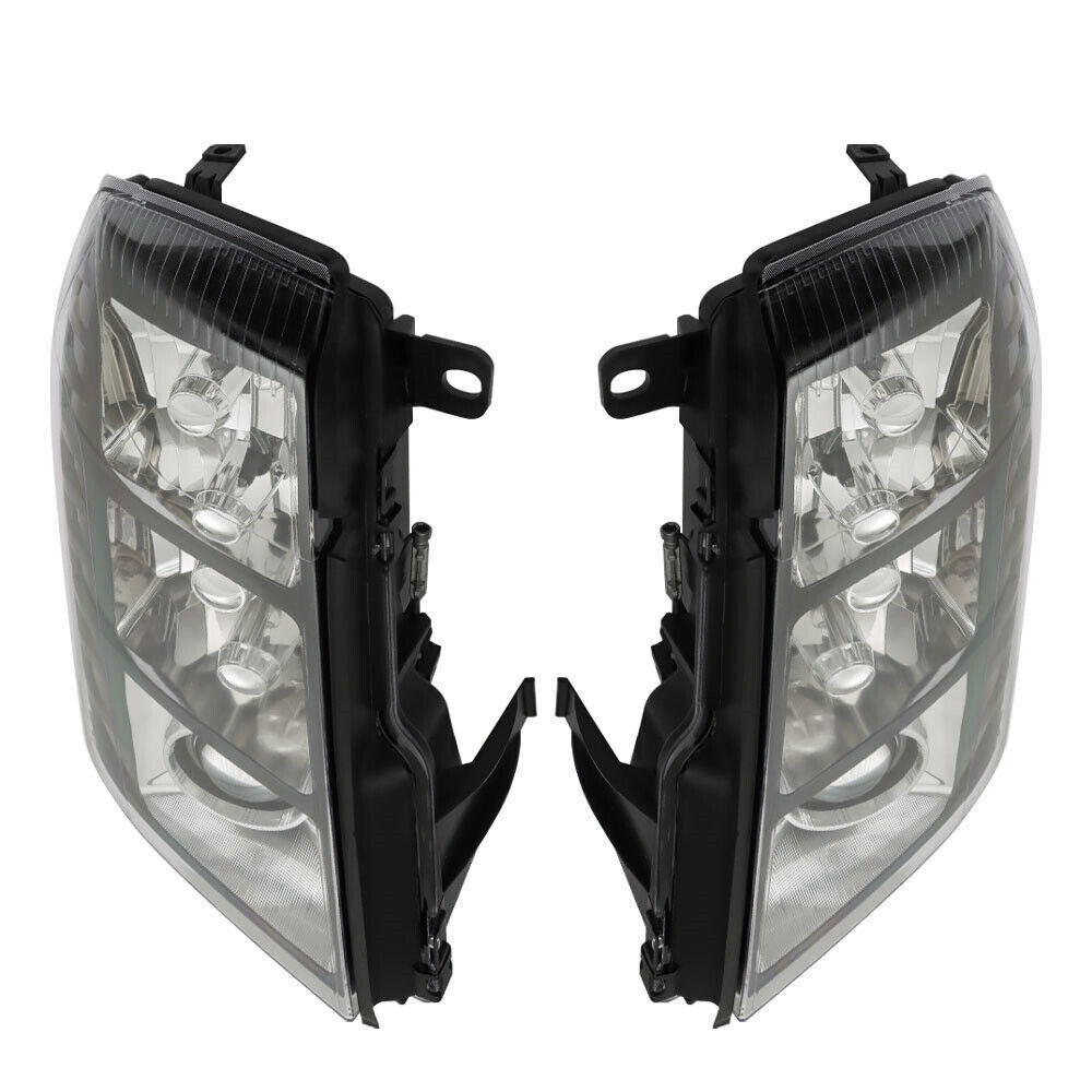 LH+RH Headlights For 2007-2014 Cadillac Escalade HID w/o Bulbs & Ballast