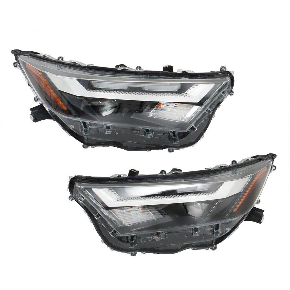 Left+Right Headlight For 2022-2023 Toyota RAV4 XLE LED Factory Clear