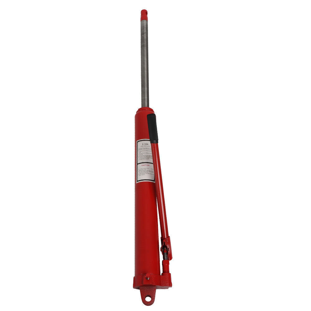 3 Ton Long Manual Hydraulic Ram Jack Single Pump Engine Lift