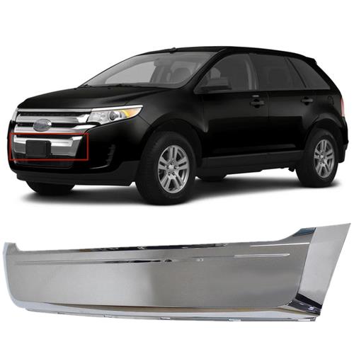 Front Lower Bumper Grille Molding Trim For Ford Edge 2011-2014 Chrome