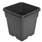 2 Gallon Re-Usable 10 Pack Square Plastic Black Nursery Pot Plant Flower Pots