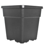 2 Gallon Re-Usable 10 Pack Square Plastic Black Nursery Pot Plant Flower Pots