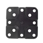 2 Gallon Re-Usable 10 Pack Square Plastic Black Nursery Pot Plant Flower Pots