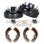 Rear Brake hub Drums Brake Shoe Spring Kit For EZGO TXT Electric Golf Carts 96+