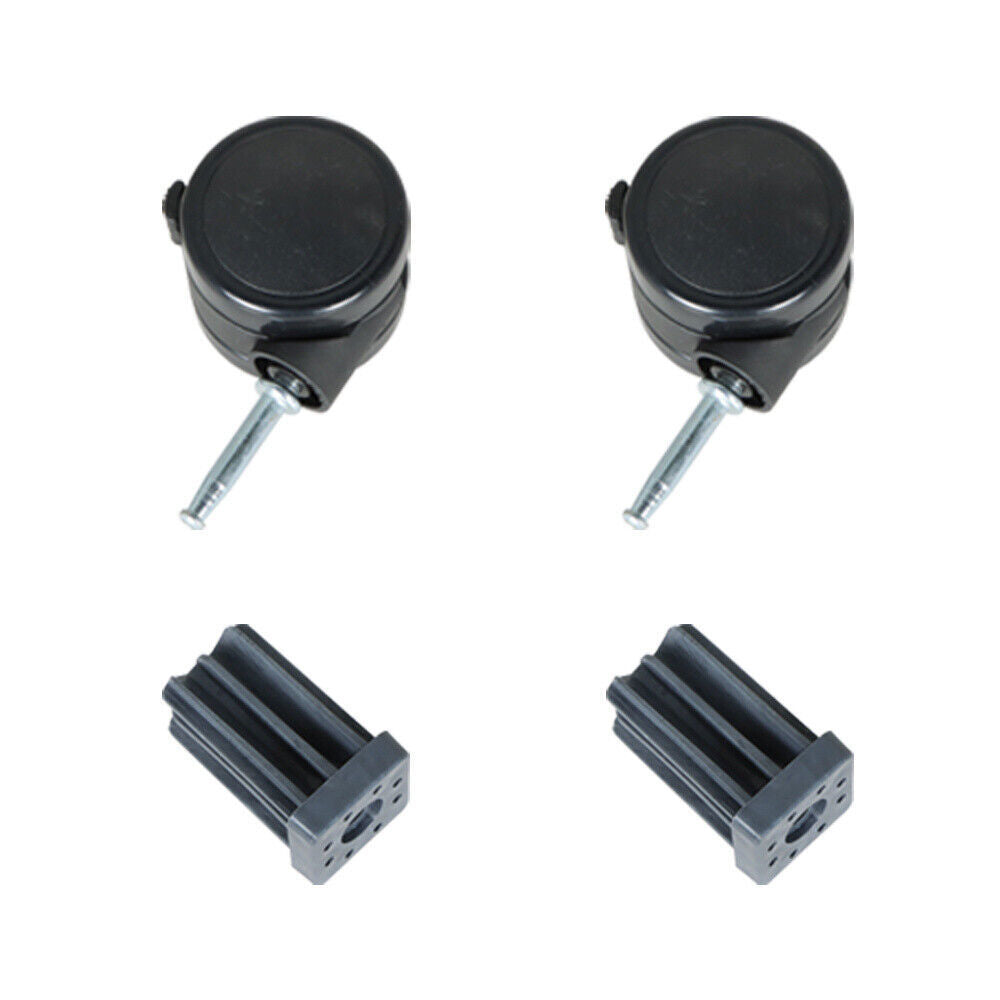 New 2 Set Gas Grills Replacement Caster Wheel Fits For Genesis, Summit, Silver