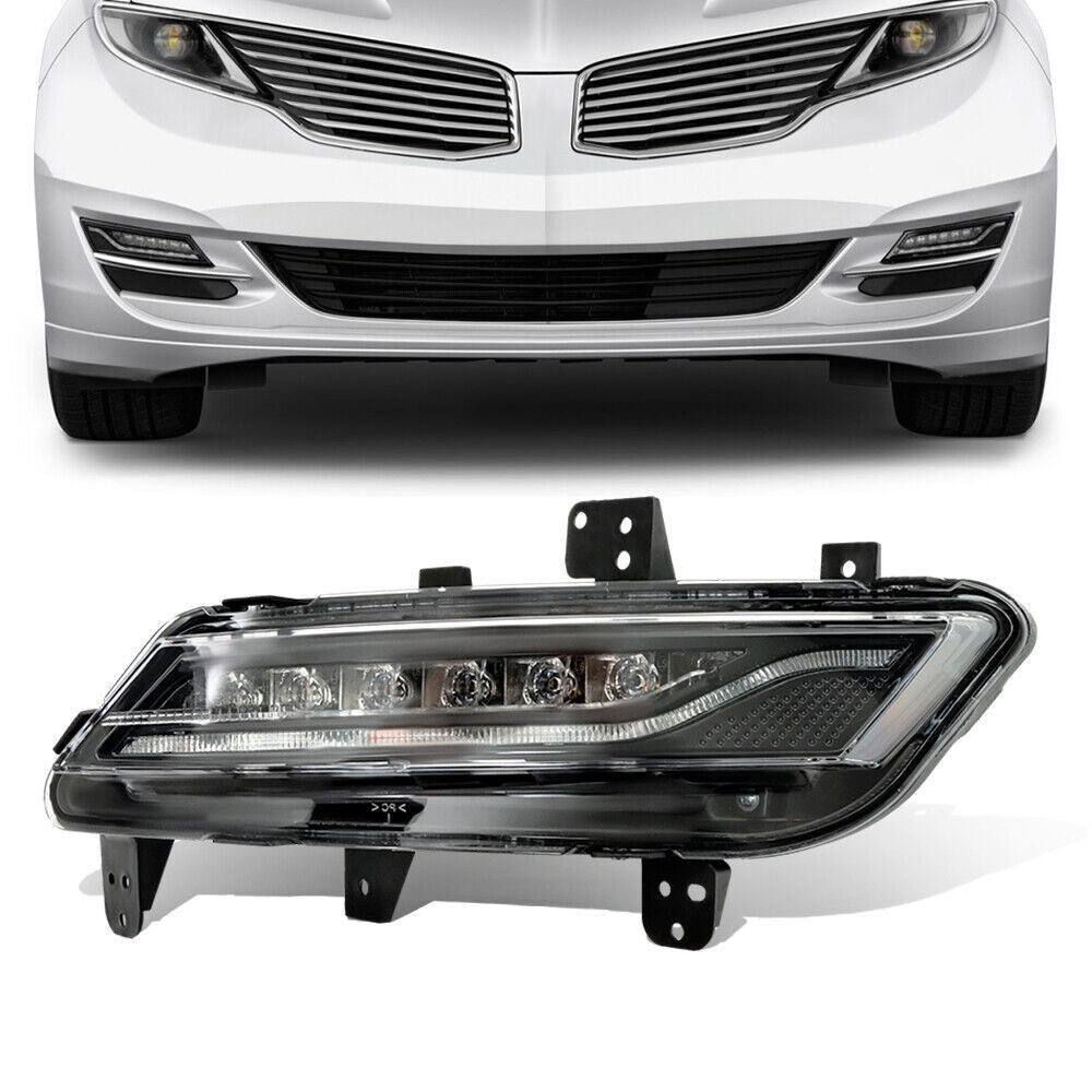 Left Fog Light  For 2013-2016 Lincoln MKZ LED Driving Lamp Driver Side